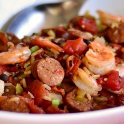 N'awlins-Style Rice With Shrimp and Sausage