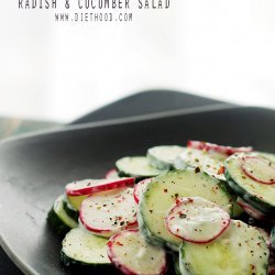 Radish and cucumber salad