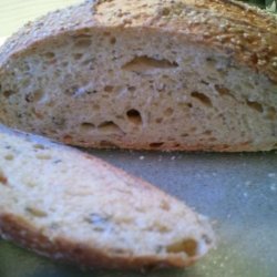 Almost No-Knead Bread With Olives, Rosemary, and Parmesan