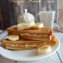 Banana and Peanut Butter Stuffed French Toast