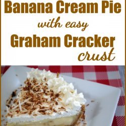 Banana Cream Pie With Lf Graham Cracker Crust