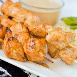 Chicken Skewers With Satay Sauce