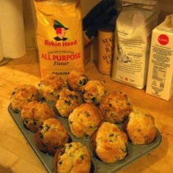 Big Blueberry-Busting Muffins