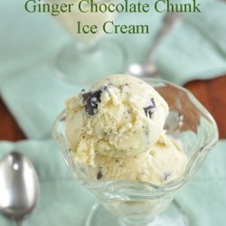 Ginger Chocolate Chunk Ice Cream
