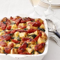 Sourdough Strata With Tomatoes and Greens