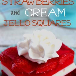 Strawberry Jello Squares