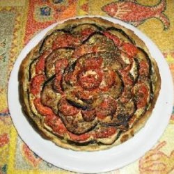 Aubergine and Tomato Crostata ( Italian Rustic Pie)
