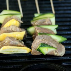 Grilled and Marinated Zucchini