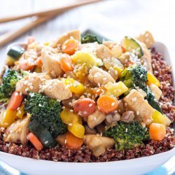 Vegetable and Chicken Stir Fry