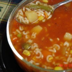 Easy Alphabet Vegetable Soup
