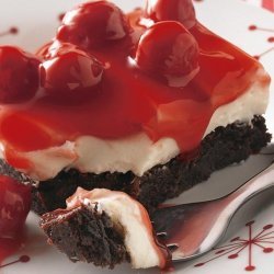 Cherry-Topped Brownie Dessert Squares
