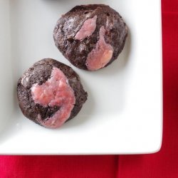 Chocolate Strawberry Cheesecake Cookies
