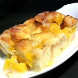 Mango Bread Pudding