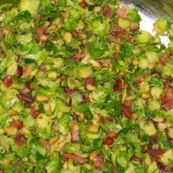 Brussel Sprouts With Bacon and Walnuts