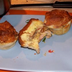 Individual Savoury Rabbit Puddings - from Leftover Roast