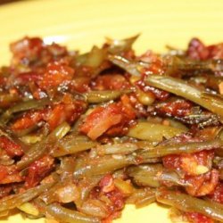 Barbecued Style Green Beans