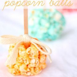Jello Popcorn Ball Treats