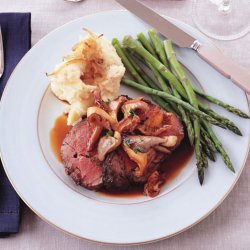 Roast Beef With Caramelized Shallots