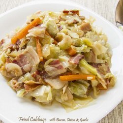 Fried Cabbage With Onion and Bacon