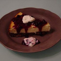 Blueberry Almond Cheesecake