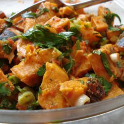 Red and Sweet Potato Salad