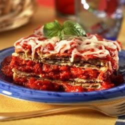 No-Fry Eggplant Parmesan for Two