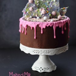 Malted-Milk Chocolate Cake