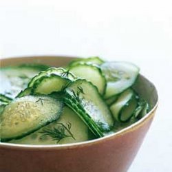 Sweet and Sour Cucumbers