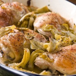 Baked Chicken and Artichokes