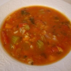 Fresh Tomato and Rice Soup