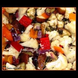 Grilled Foil-Wrapped Parmesan-Basil Vegetable Medley