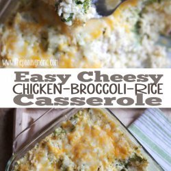 Chicken Broccoli Cheese Rice Casserole