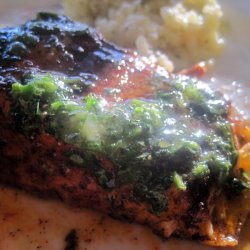 Salmon With Lime Cilantro Butter