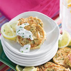 Crab Cakes With Chive Sauce