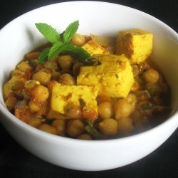 Chickpea and Paneer Curry