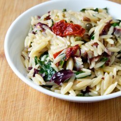 Orzo With Spinach