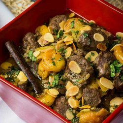 Minted Lamb Stew With Apricots