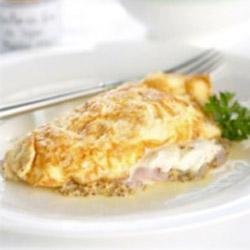 Ham Omelette with Maille(R) Old Style Mustard