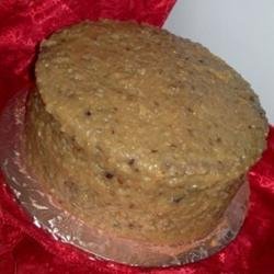German Chocolate Frosting with Walnuts
