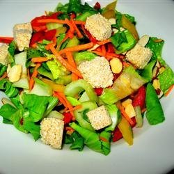 Almond and Baby Bok Choy Asian Salad