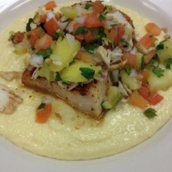 Cheddar and Pineapple Grits