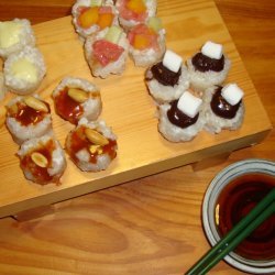 Dessert Sushi