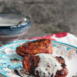 Smoked Chicken With Alabama White Sauce