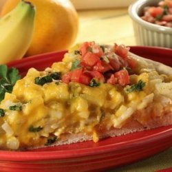 Potatoes and Cheese Bruncheros
