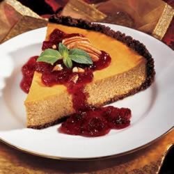 Cranberry-Pumpkin Cheesecake