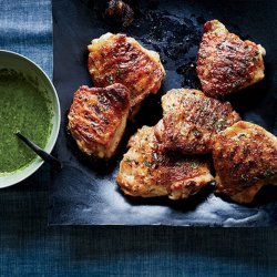 Grilled Chicken With Parsley Sauce