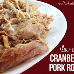 Slow Cooker Cranberry Pork Roast