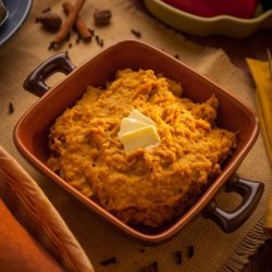 Mashed Sweet Potatoes and Plantains