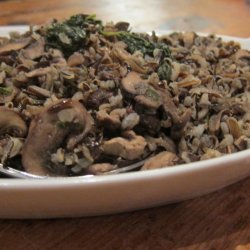 Almond Mushroom Rice