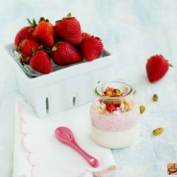 Strawberry-Yogurt Panna Cotta